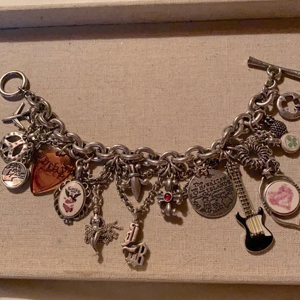 Vintage Large Lucky 🍀 Brand Charm Bracelet
